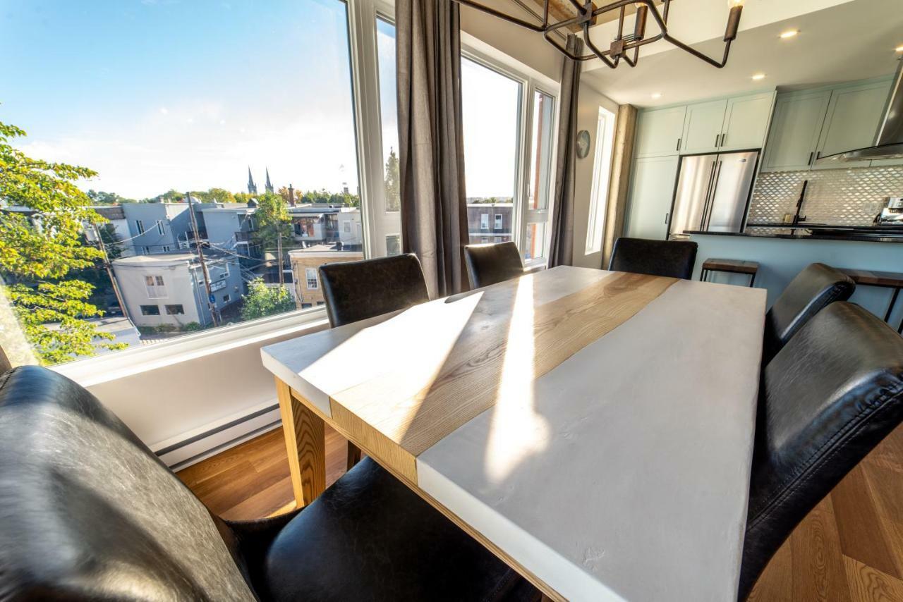 דירות קוויבק סיטי Aux Havres Urbains - Le Penthouse De La 3Ieme Avenue מראה חיצוני תמונה